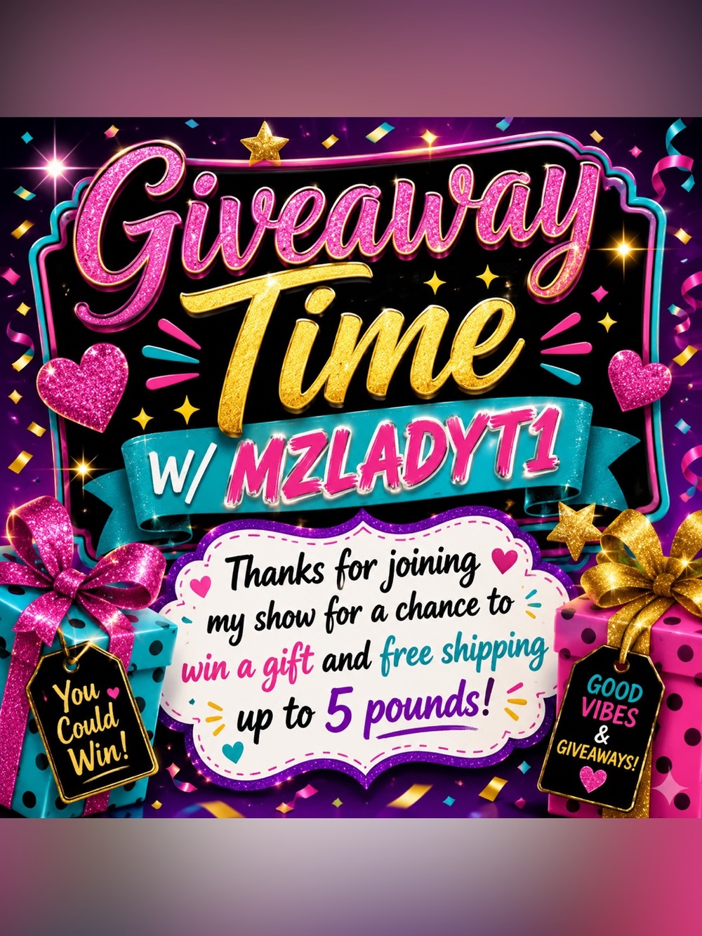 Giveaway Time!!! Enter to win 🎉